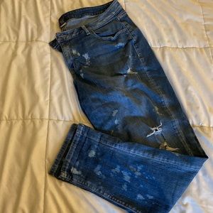 Lane Bryant distressed boyfriend jeans size 20